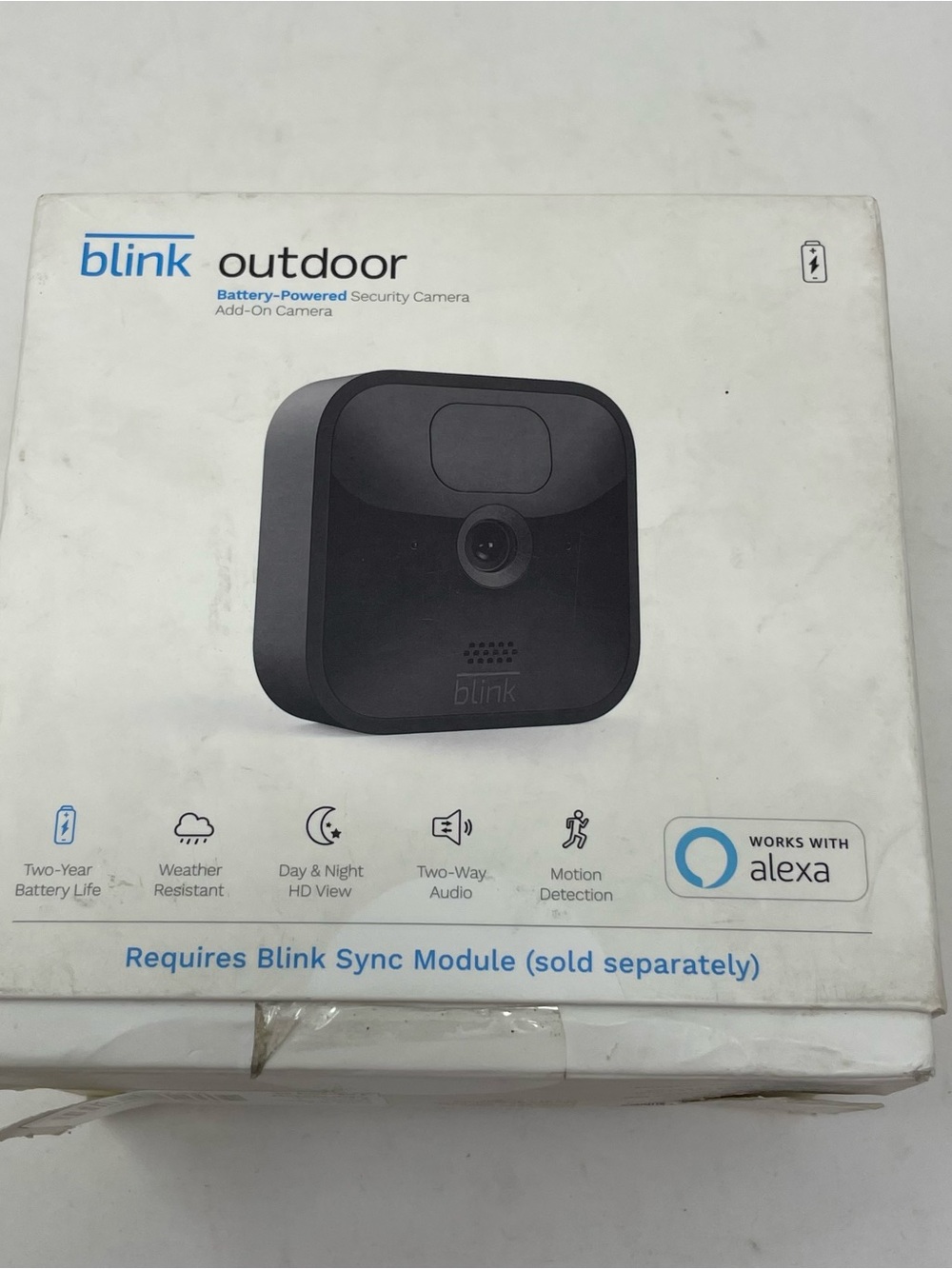 Blink Outdoor Battery-Powered Security Camera - Black